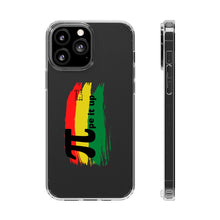 Load image into Gallery viewer, π-pe It Up -Clear Black and Proud Edition Phone Case